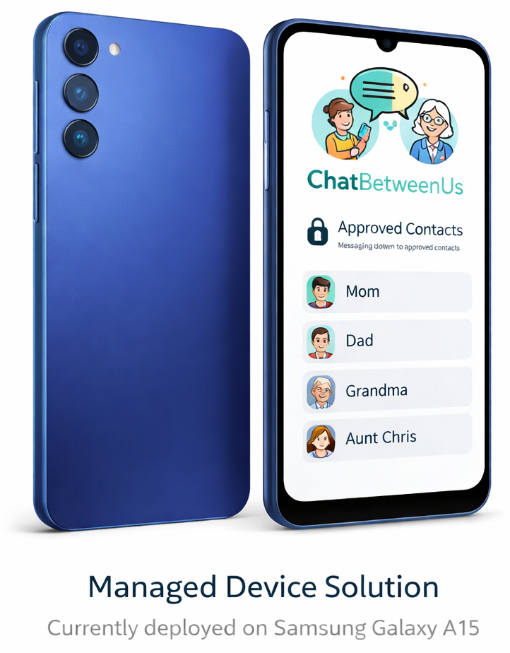 Managed device solution - approved contacts only